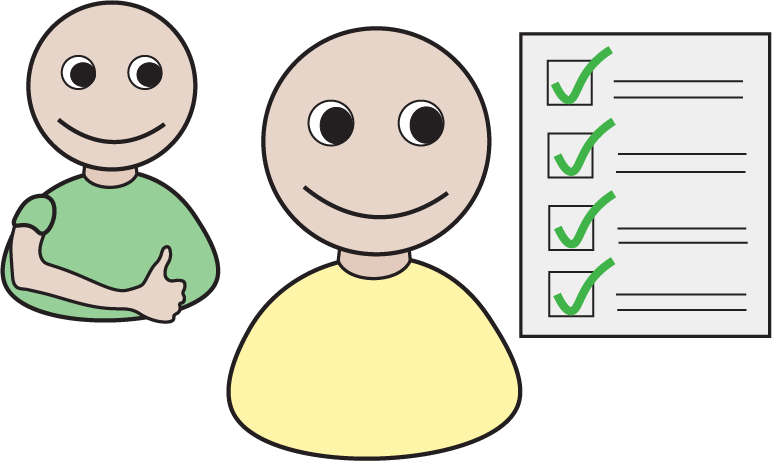 support worker help reach goals
